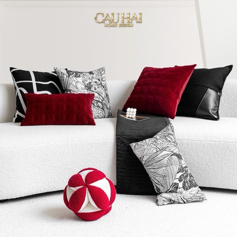 Gối Nhung Lux Velvet Crimson Peak 30X50-CẬU HAI HOME DECOR