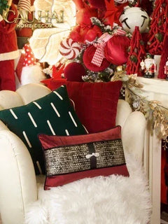Gối Nhung Lux Velvet Crimson Peak 30X50-CẬU HAI HOME DECOR