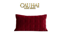 Gối Nhung Lux Velvet Crimson Peak 30X50-CẬU HAI HOME DECOR