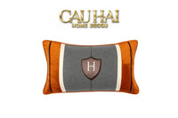 Gối Nhung Terra Heritage H Crest 30X50-CẬU HAI HOME DECOR