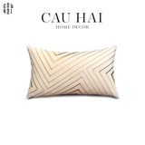 GỐI SOFA NHUNG ASHLEY 30X50 CM-CẬU HAI HOME DECOR