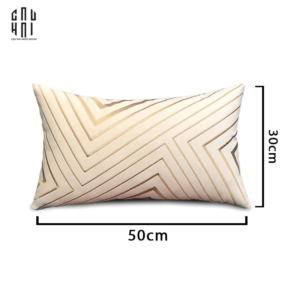 GỐI SOFA NHUNG ASHLEY 30X50 CM-CẬU HAI HOME DECOR