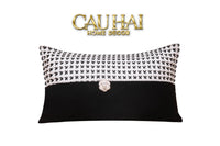 Gối Velvet Tweed Camélia Mystique 30X50-CẬU HAI HOME DECOR