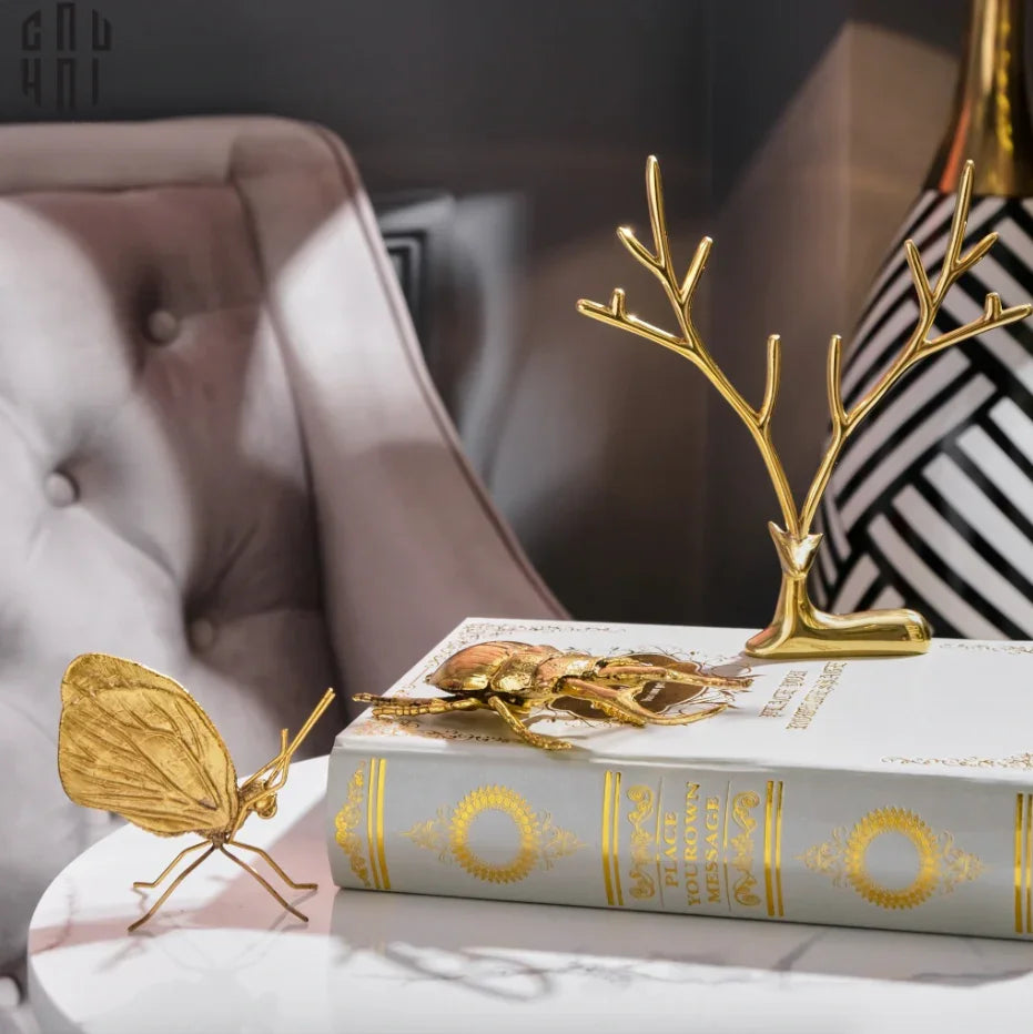 GOLDEN RHINOCEROS BEETLE-CẬU HAI HOME DECOR