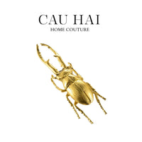 Golden Rhinoceros Beetle-CẬU HAI HOME DECOR