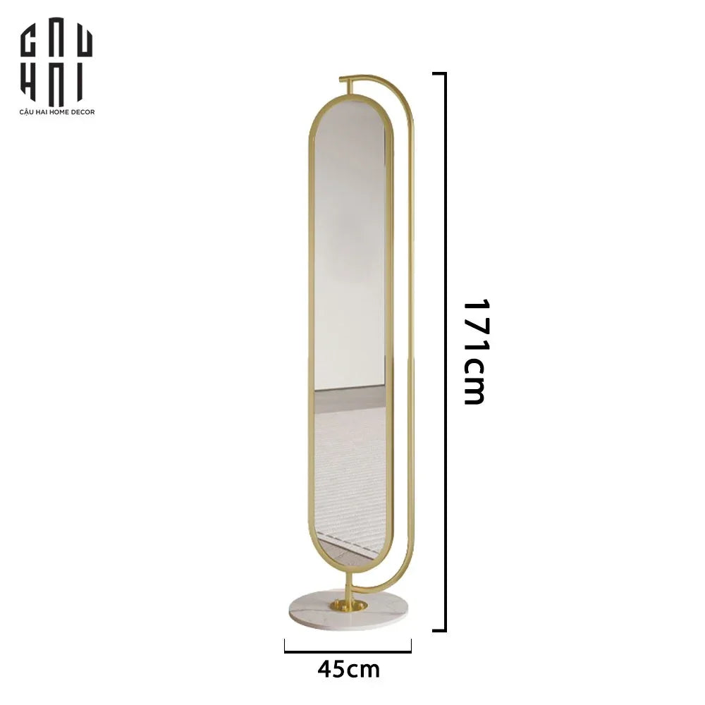 Gương Full Body -Ft Giá Treo Đồ Robbie-CẬU HAI HOME DECOR