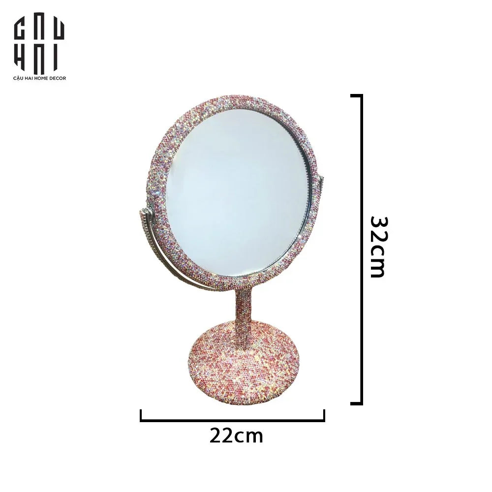 GƯƠNG TRANG ĐIỂM BLING BLING - RUBY-CẬU HAI HOME DECOR
