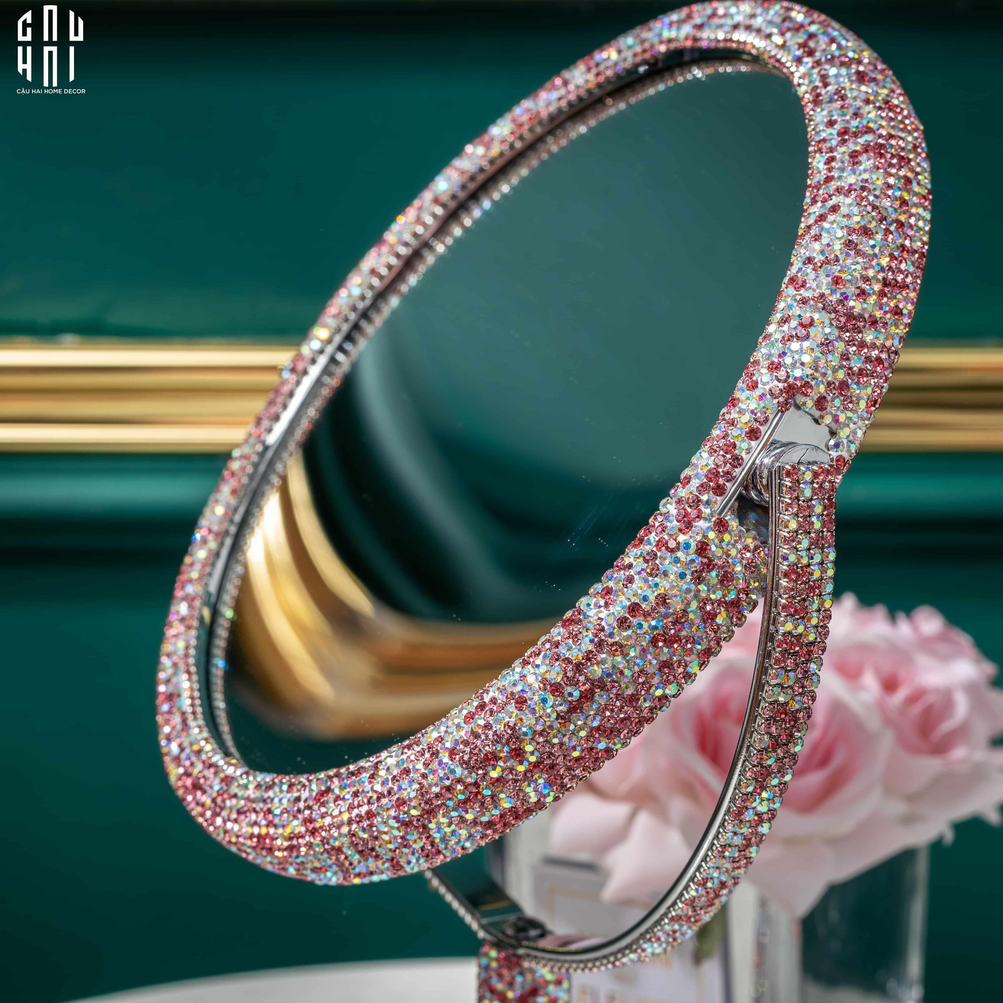 GƯƠNG TRANG ĐIỂM BLING BLING - RUBY-CẬU HAI HOME DECOR