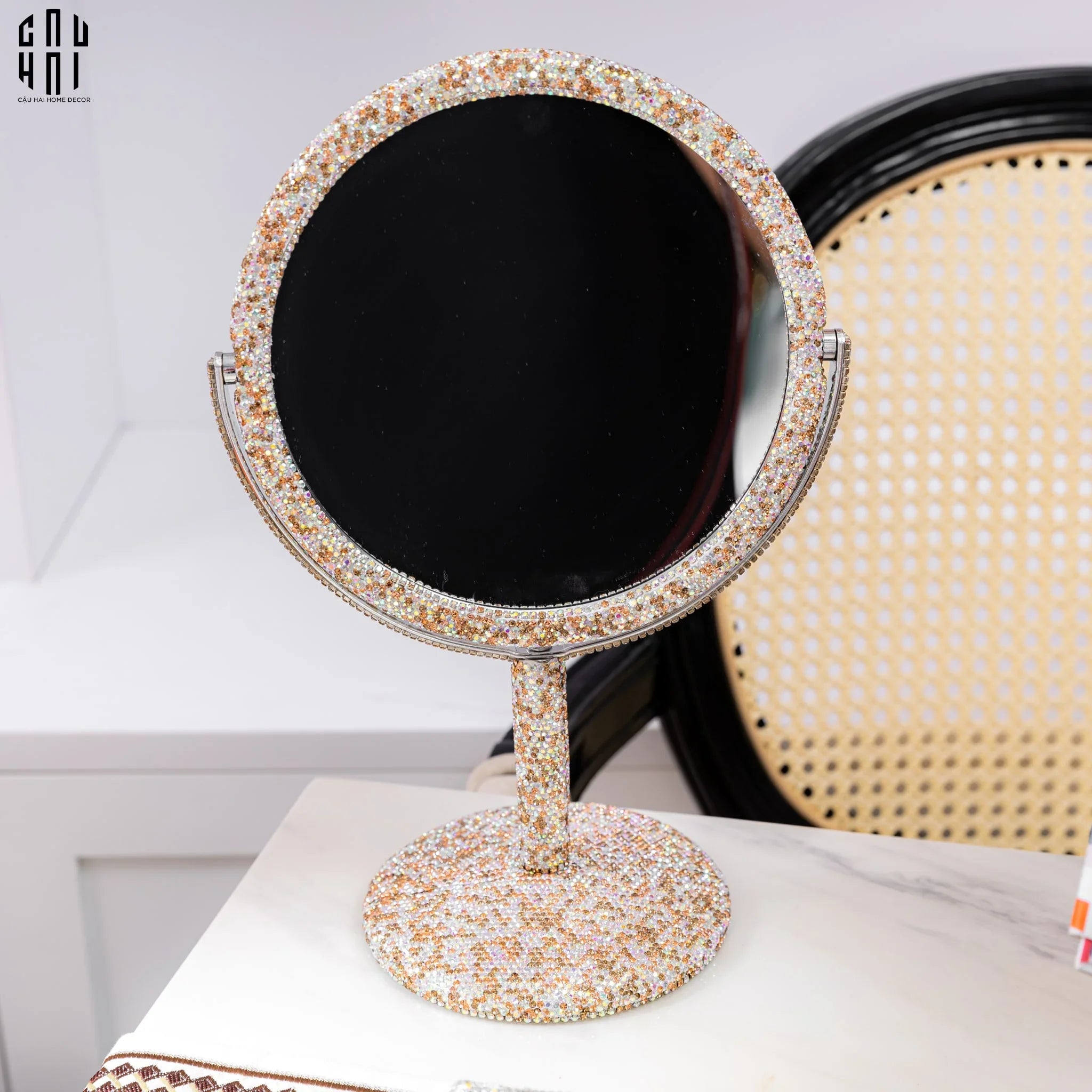 GƯƠNG TRANG ĐIỂM BLING BLING - TOPAZ-CẬU HAI HOME DECOR