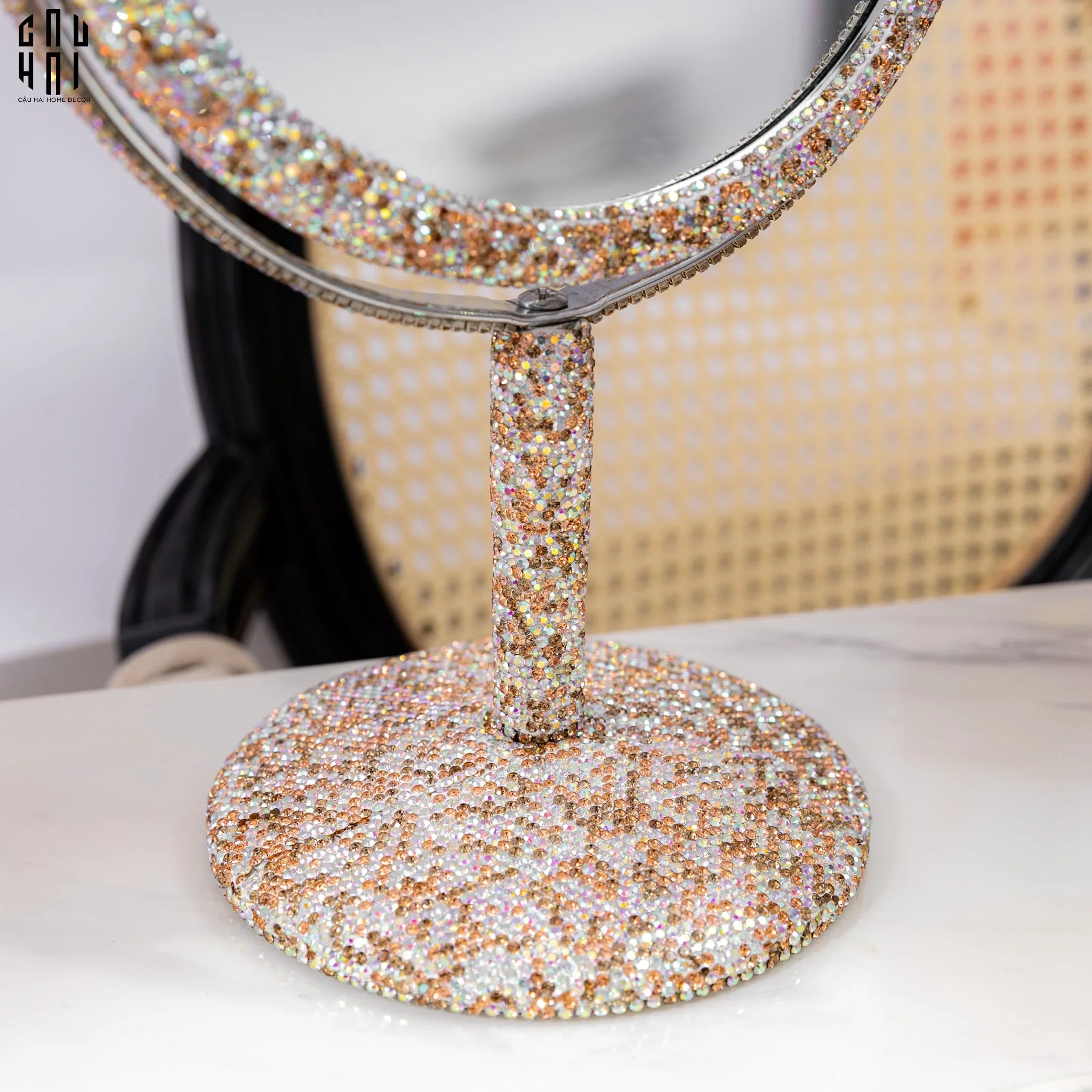 GƯƠNG TRANG ĐIỂM BLING BLING - TOPAZ-CẬU HAI HOME DECOR