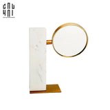GƯƠNG TRANG ĐIỂM ĐỂ BÀN MARBLE GOLDEN MIRROR SS22-CẬU HAI HOME DECOR