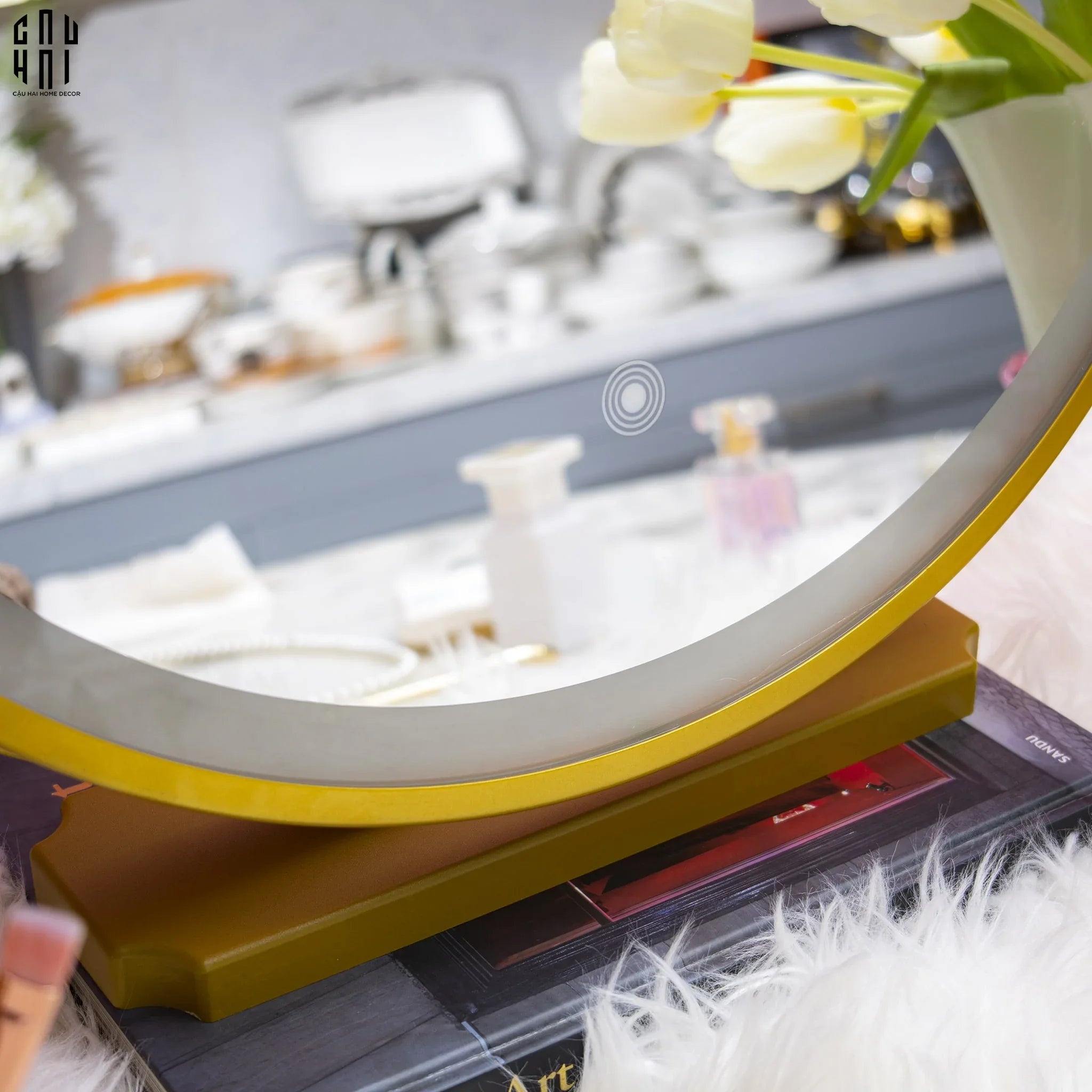 GƯƠNG TRANG ĐIỂM MILEY SS25-CẬU HAI HOME DECOR