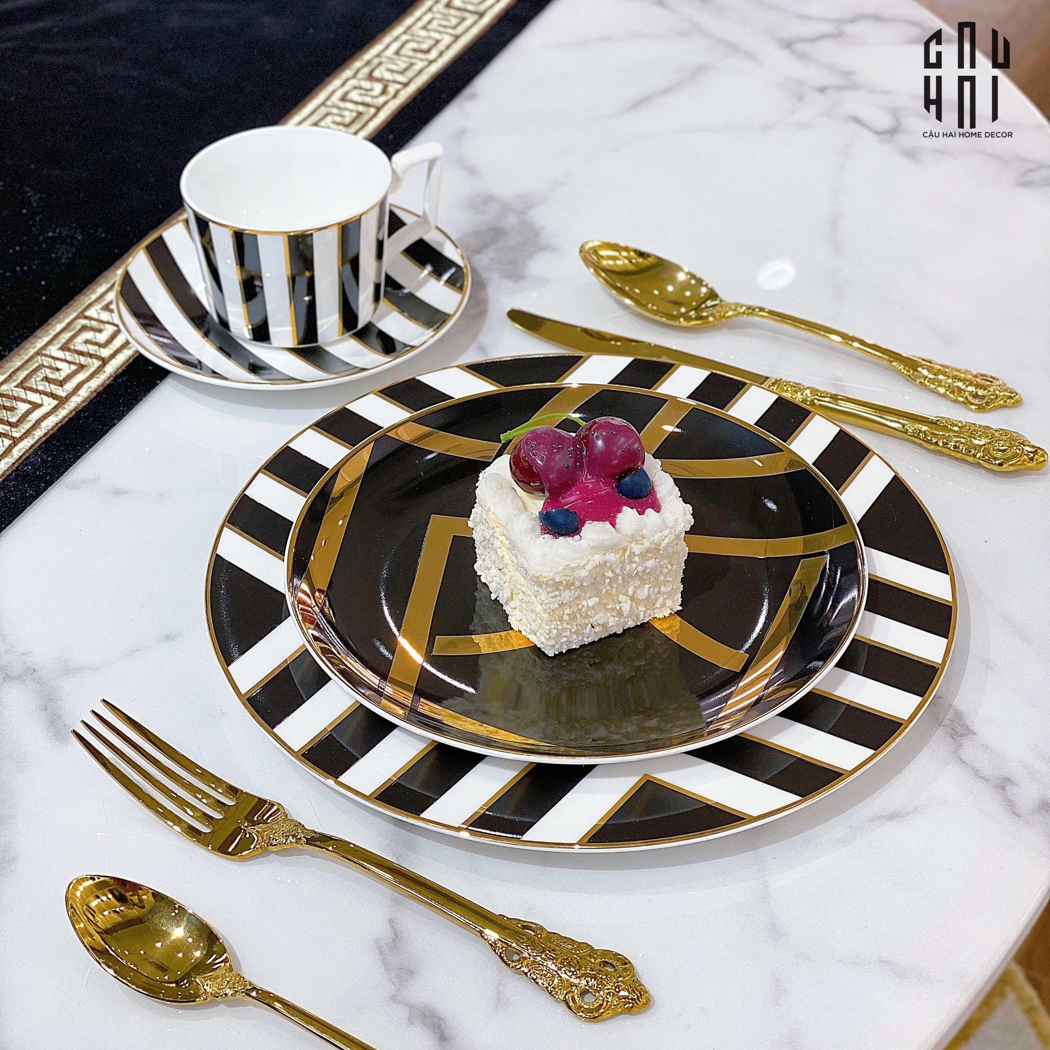 HARLEY DINNER PLATE SET 2PCS-CẬU HAI HOME DECOR