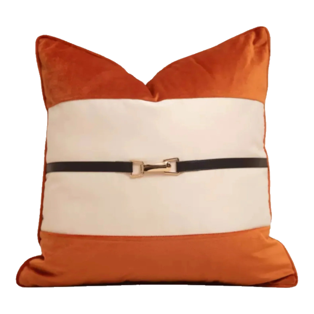 Vỏ Gối L'Équestre Harnais - Sunset Ivory 45