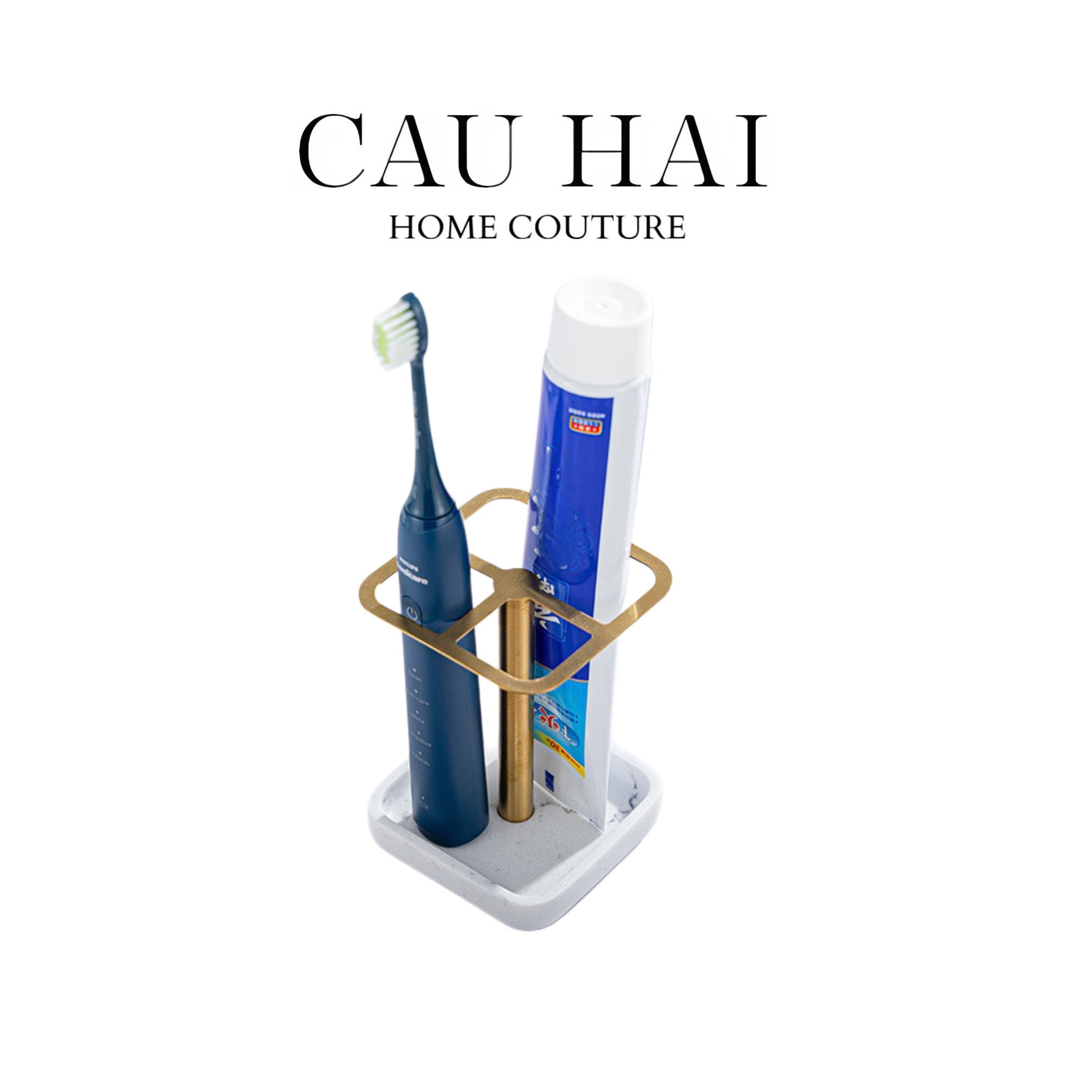 Haute Folie - Giá Để Bàn Chải Elegant Bathroom Stand - CẬU HAI HOME DECOR