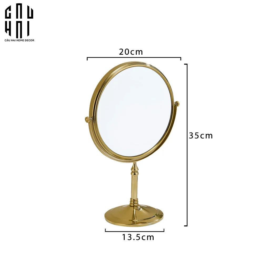 HAUTE FOLIE - GƯƠNG TRANG ĐIỂM GOLDEN ROSÁ FW25-CẬU HAI HOME DECOR