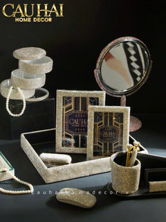 Haute Folie - Hộp Cọ Make Up On The Go Beauty Box Diamond Bling Bling-CẬU HAI HOME DECOR