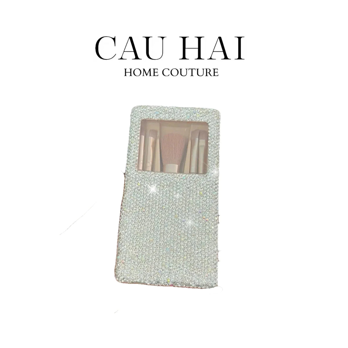 Haute Folie - Hộp Cọ Make Up On The Go Beauty Box Diamond Bling Bling-HỘP TRANG SỨC-CẬU HAI HOME DECOR