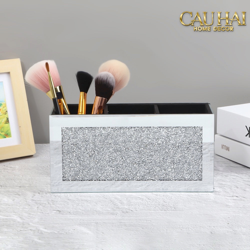 Haute Folie - Hộp Đựng 3 Ngăn Mirror Argente Bling Bling - CẬU HAI HOME DECOR