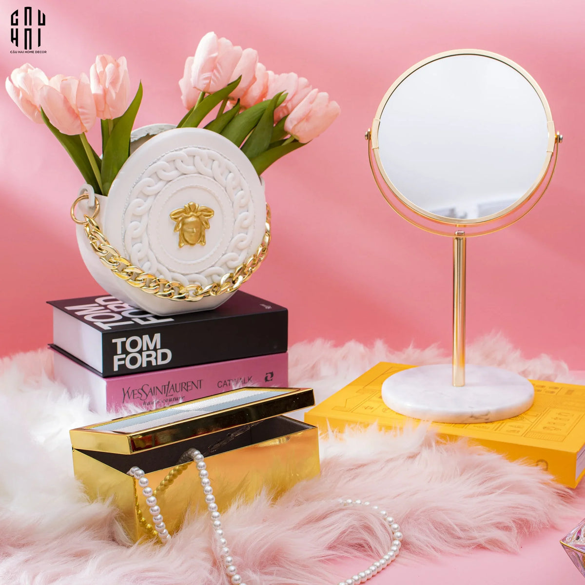 Haute Folie - Hộp Đựng Đa Năng - Briton Premium Ss25-HỘP TRANG SỨC-Đối tác tại Trung Quốc theo từng đơn đặt hàng-CẬU HAI HOME DECOR