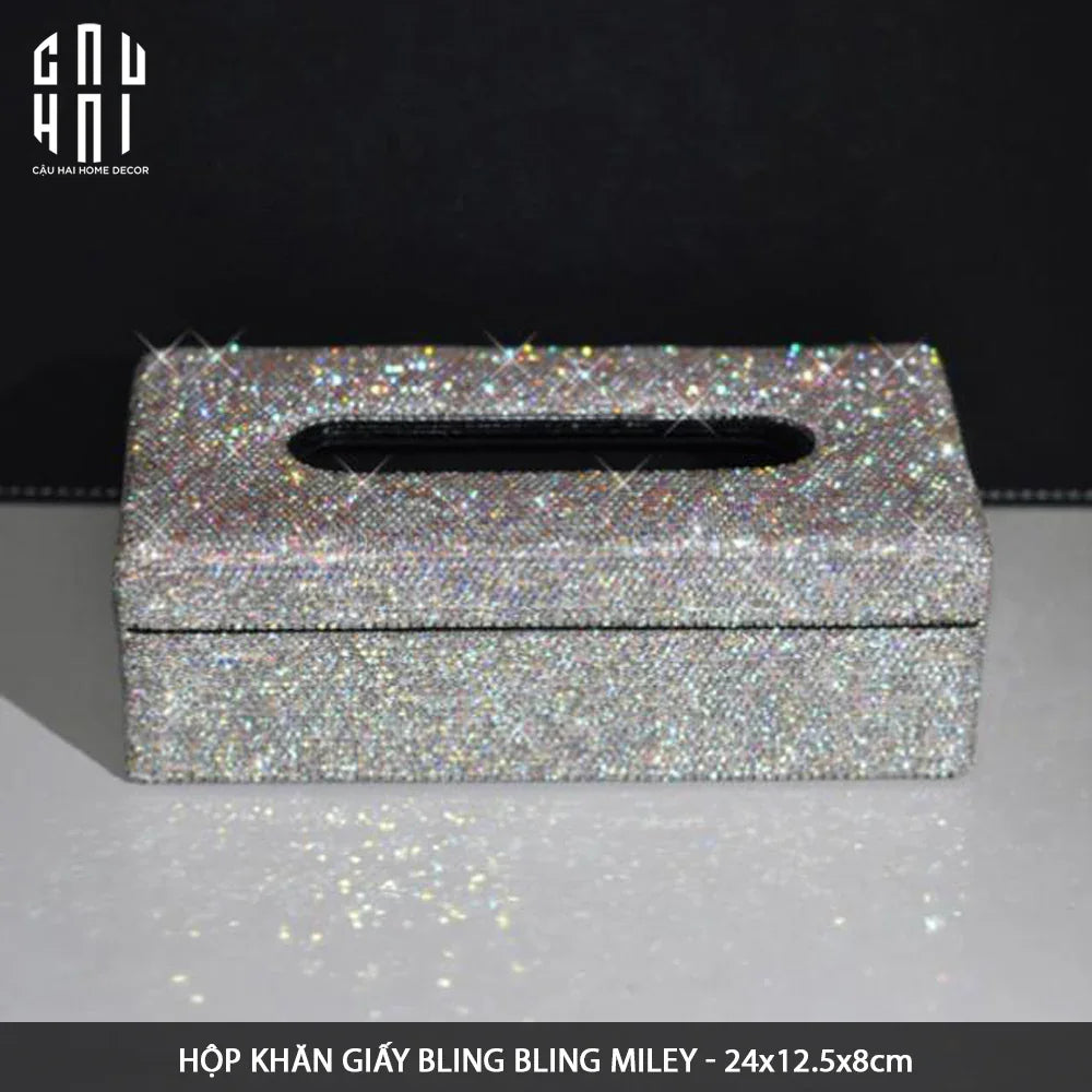 Haute Folie - Hộp Khăn Giấy Bling Bling - Linges-CẬU HAI HOME DECOR