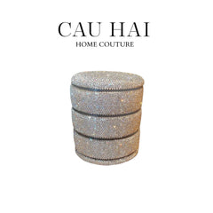 Haute Folie - Hộp Lưu Trữ 4 Tầng Carousel Diamond Bling Bling-CẬU HAI HOME DECOR