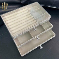 Haute Folie - Hộp Trang Sức 3-In-1 Diamond Bling Bling-CẬU HAI HOME DECOR