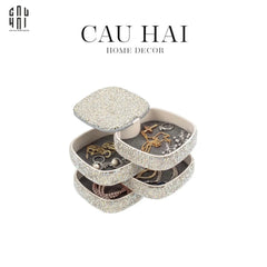Haute Folie - Hộp Trang Sức 4 In 1 Diamond Bling Bling-CẬU HAI HOME DECOR