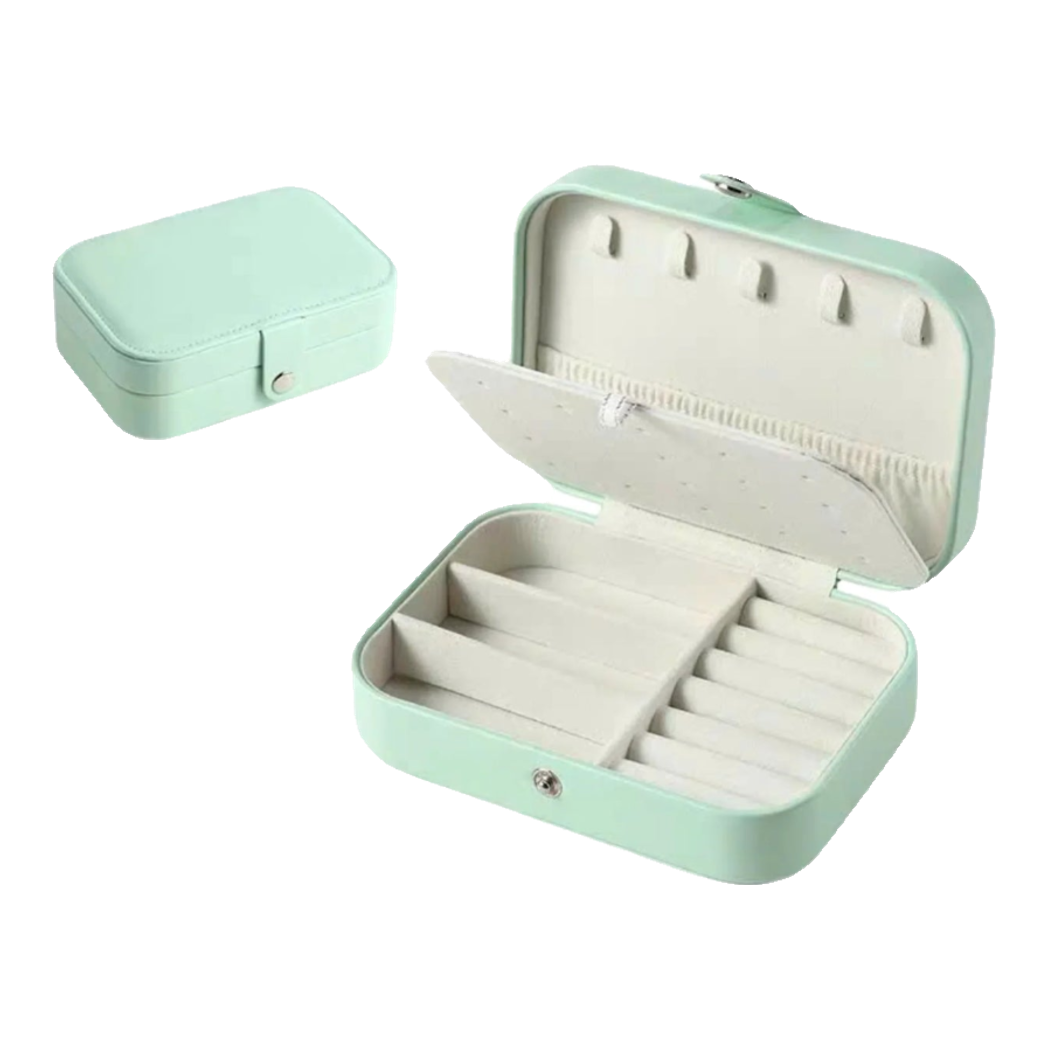 Haute Folie - Hộp Trang Sức Da Cyan Janet Jewelry Box