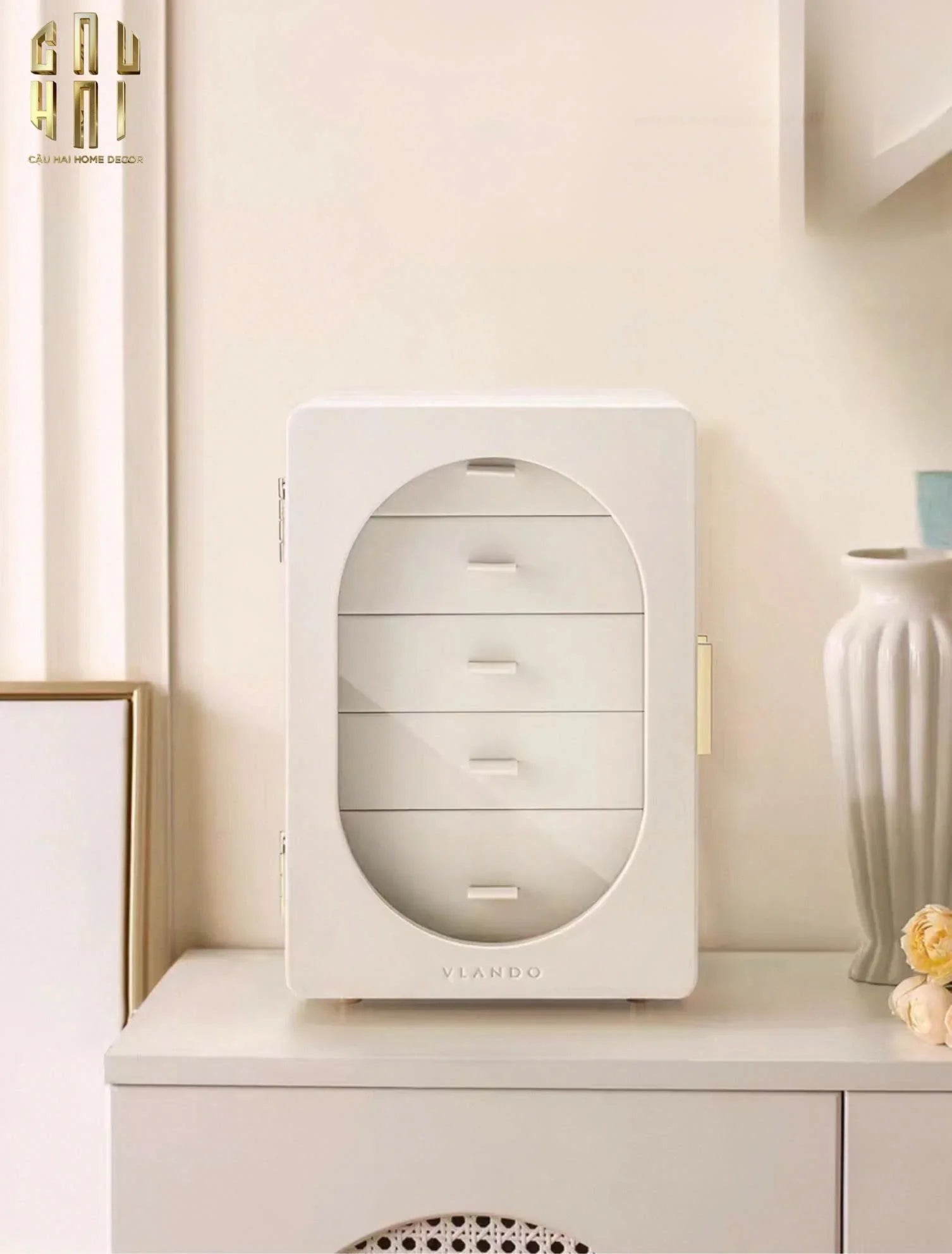 HAUTE FOLIE - HỘP TRANG SỨC JEWELRY PENTA - CLOSET-CẬU HAI HOME DECOR