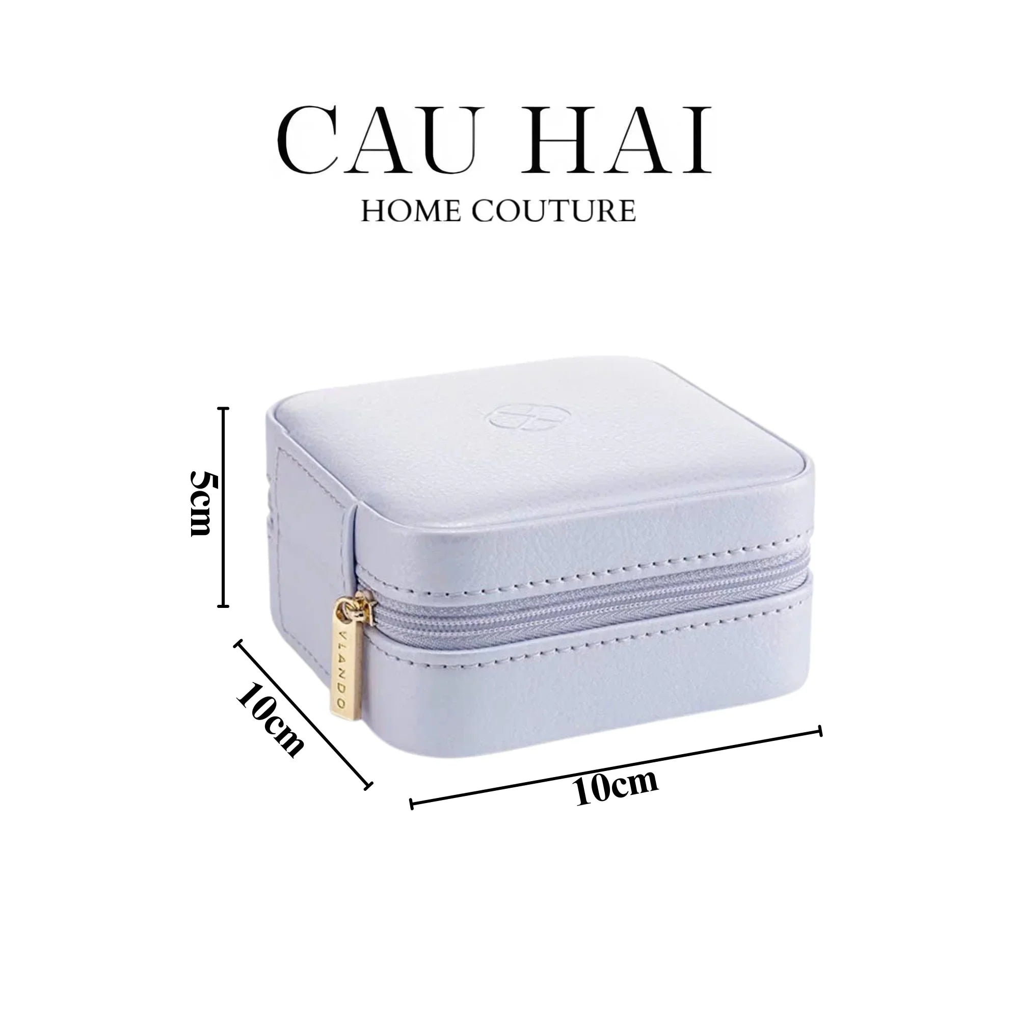 HAUTE FOLIE - HỘP TRANG SỨC MINI JEWELRY VIOLET-CẬU HAI HOME DECOR
