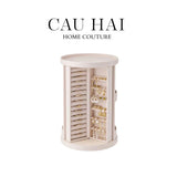 HAUTE FOLIE - KỆ TRANG SỨC DA XOAY 360 - JEWELRY CLOSET-CẬU HAI HOME DECOR