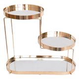 Haute Folie - Khay Kệ Gương Tròn 2 Tầng New Oracle Beauty Mirror Trays - Cậu Hai Home Decor