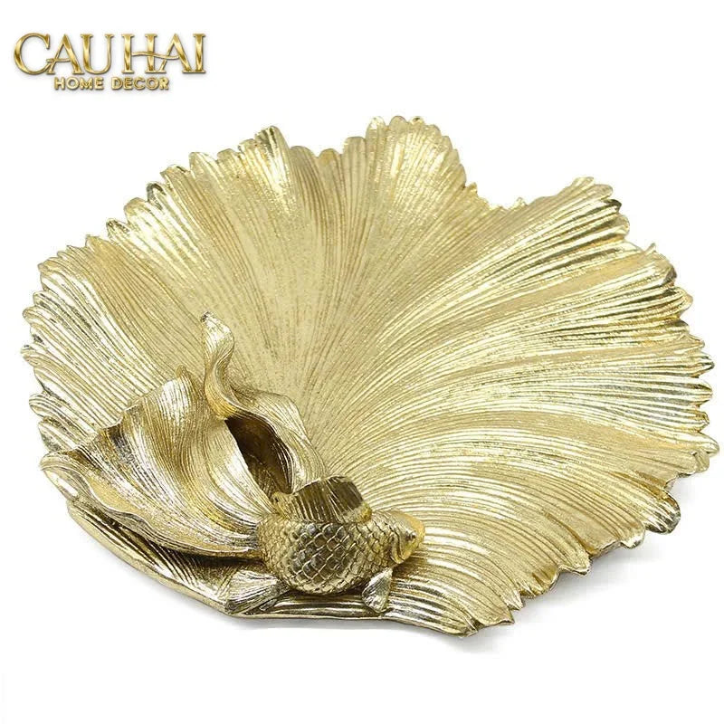 Haute Folie - Khay Trang Sức Aurum Fin Jewelry Tray D28-CẬU HAI HOME DECOR
