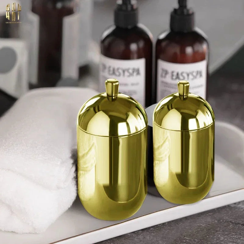 HAUTE FOLIE - LỌ BÔNG TẨY TRANG FLAWLESS GOLD-CẬU HAI HOME DECOR