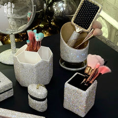 Haute Folie - Lọ Đựng Cọ Diamond Bling Bling Morries-CẬU HAI HOME DECOR