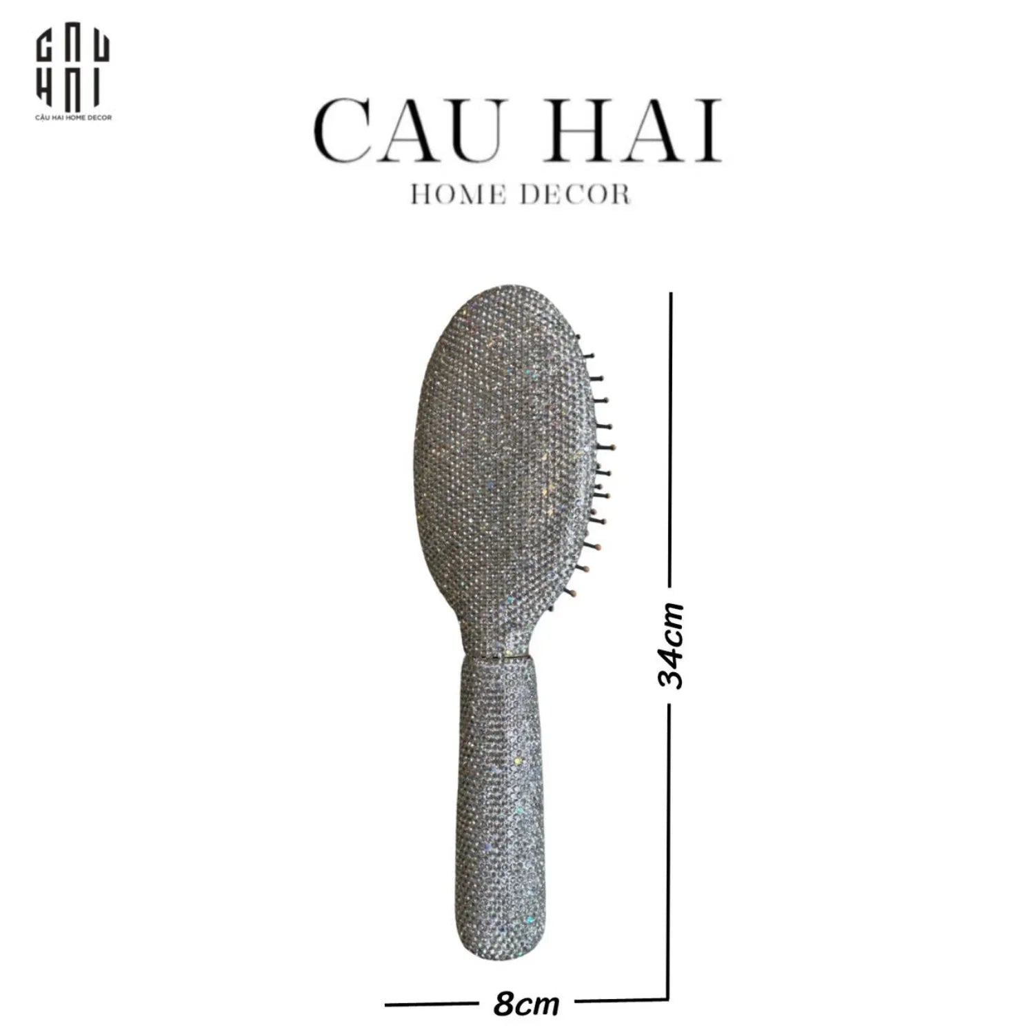 Haute Folie - Lược Oval Diamond Bling Bling-CẬU HAI HOME DECOR