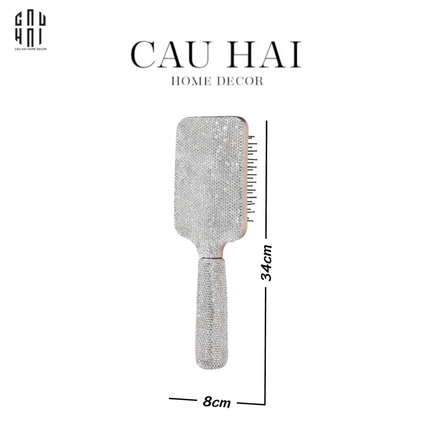 Haute Folie - Lược Vuông Diamond Bling Bling - CẬU HAI HOME DECOR