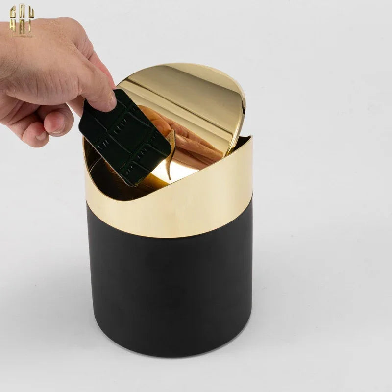 HAUTE FOLIE - THÙNG RÁC MINI 4MAKE UP NOIR-CẬU HAI HOME DECOR