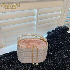 Haute Folie - Túi Handbag Full Kim Cương - Perle Éclat Diamond Pavé Haute Décor Object-CẬU HAI HOME DECOR