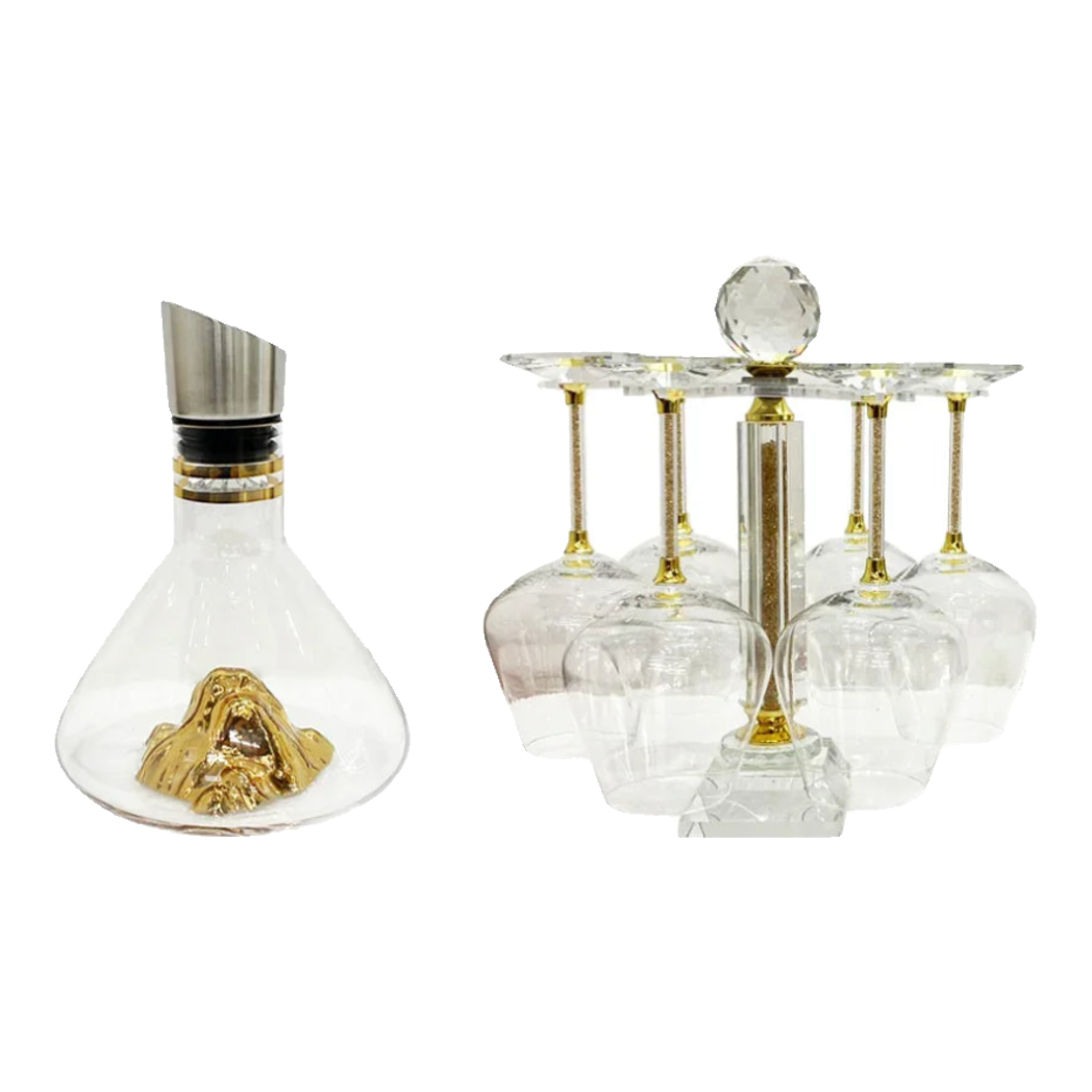 Maison Couture - Set Decanter Pha Lê Hilton Premium  660Ml