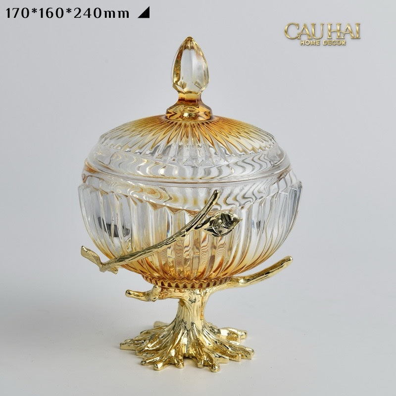 Home Couture - Amber Branch Bonbonnière Impériale - CẬU HAI HOME DECOR