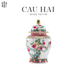 Home Couture - Bình Hoa Porcelain Peach Patterns Ss25 - CẬU HAI HOME DECOR