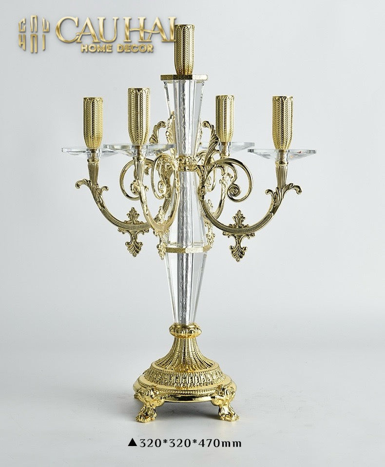 HOME COUTURE - ĐẾ NẾN CRYSTAL VERSAILLES MONROE-CẬU HAI HOME DECOR