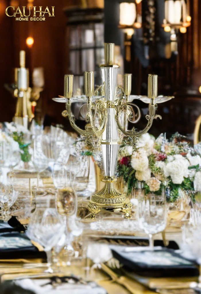 HOME COUTURE - ĐẾ NẾN CRYSTAL VERSAILLES MONROE-CẬU HAI HOME DECOR