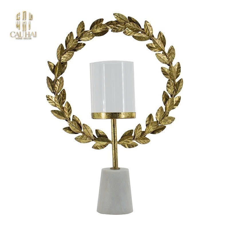 HOME COUTURE - ĐẾ NẾN LAUREL CANDLE HOLDER H45-CẬU HAI HOME DECOR