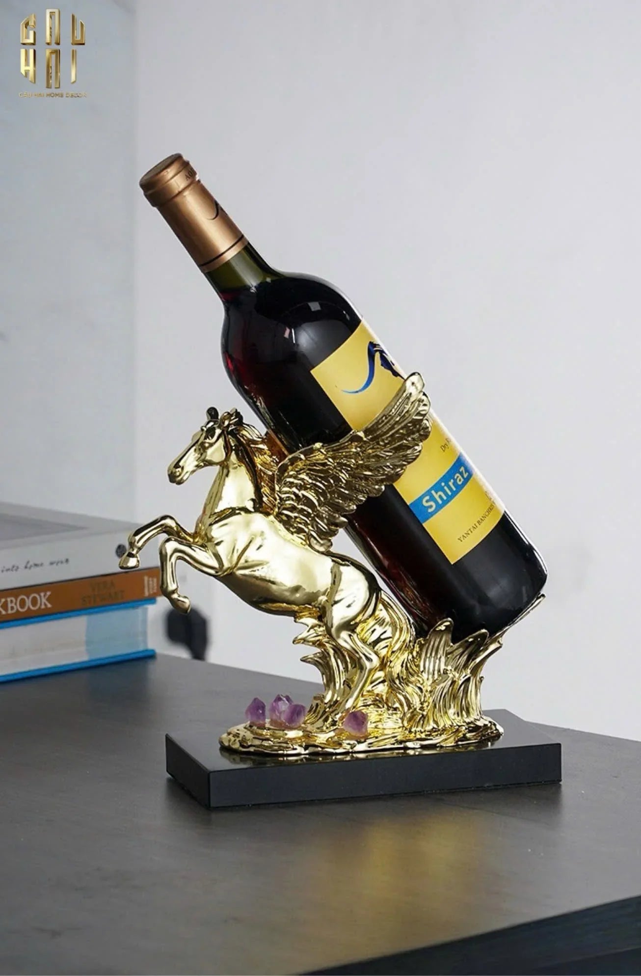 HOME COUTURE - ĐẾ NGỰA ĐỒNG ĐÁ QUÝ ELITE PEGASUS SS25-CẬU HAI HOME DECOR