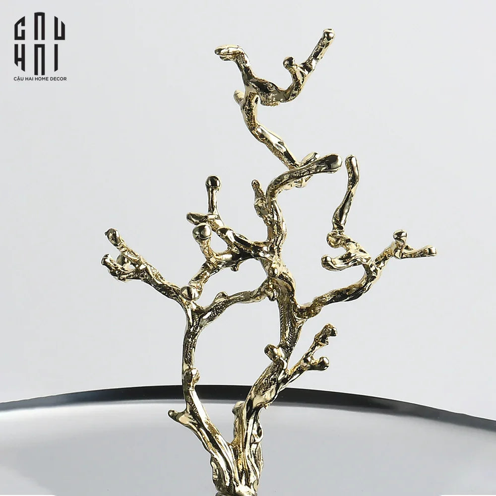 HOME COUTURE - ĐĨA 2 TẦNG PLATINUM ELYSIAN SS25-CẬU HAI HOME DECOR