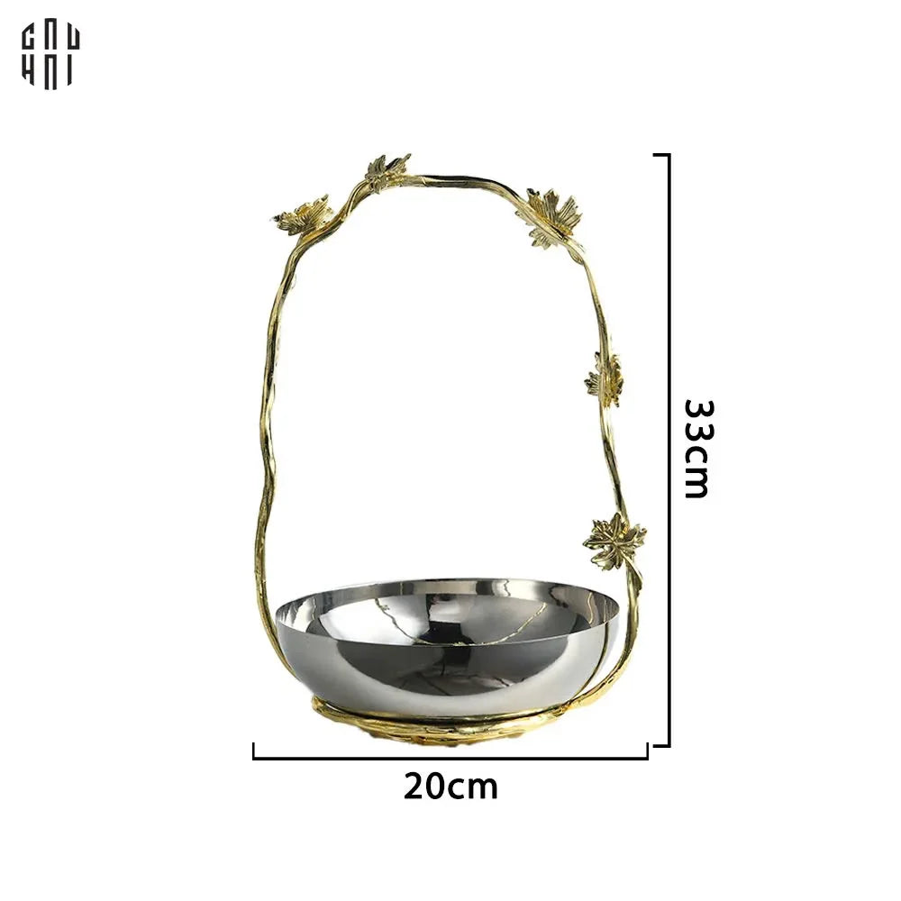 HOME COUTURE - ĐĨA PLATINUM CANARY IN BLOOM SS25-CẬU HAI HOME DECOR