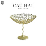 HOME COUTURE - ĐĨA PLATINUM CORAL MAISON SS25-CẬU HAI HOME DECOR